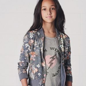 Jak & Peppar zipup bomber jacket! New!